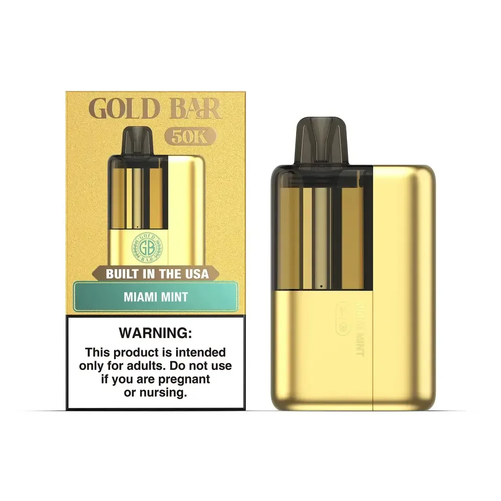 GOLD BAR MAX - MIAMI MINT - 50000 puffs