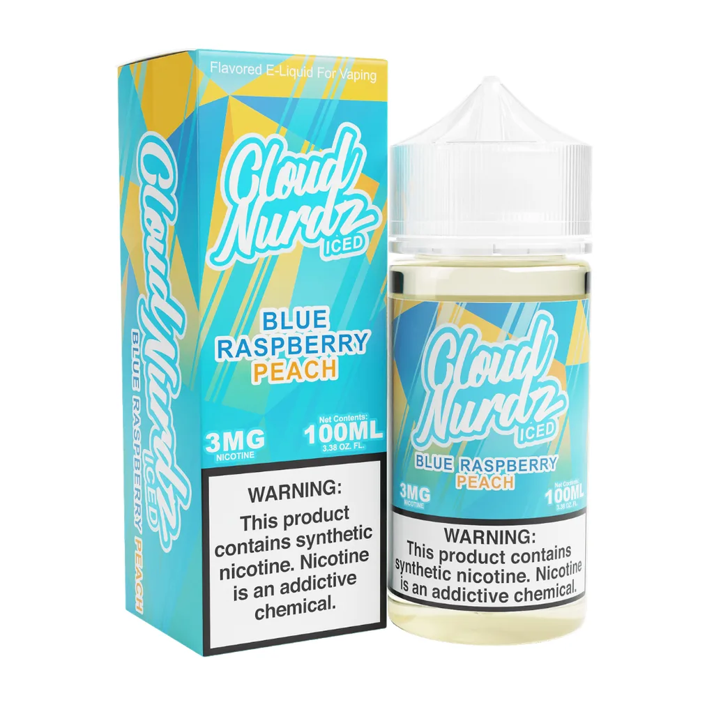 Cloud Nurdz - Iced Peach Blue Razz