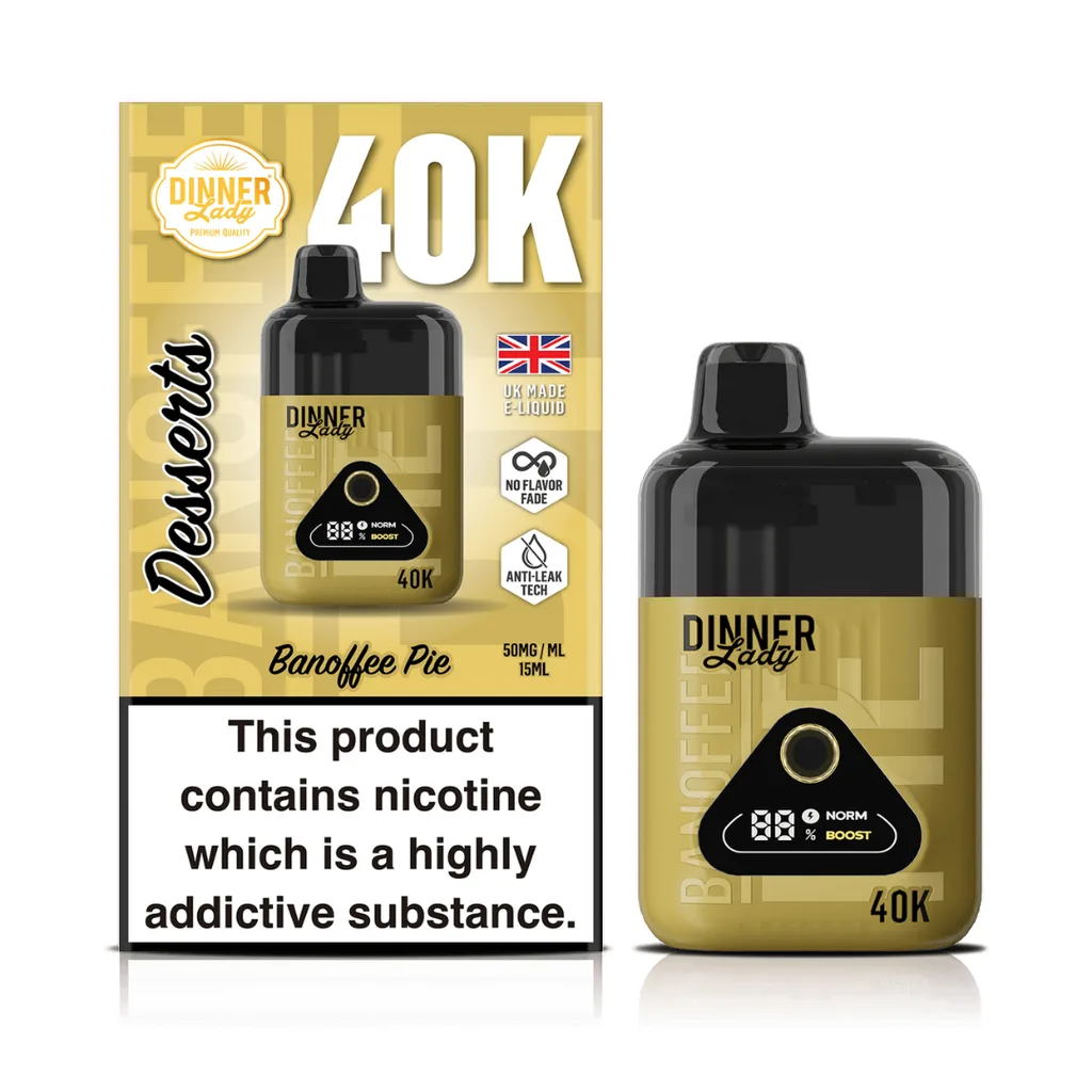 DINNER LADY - BANOFFEE PIE - 40000 puffs