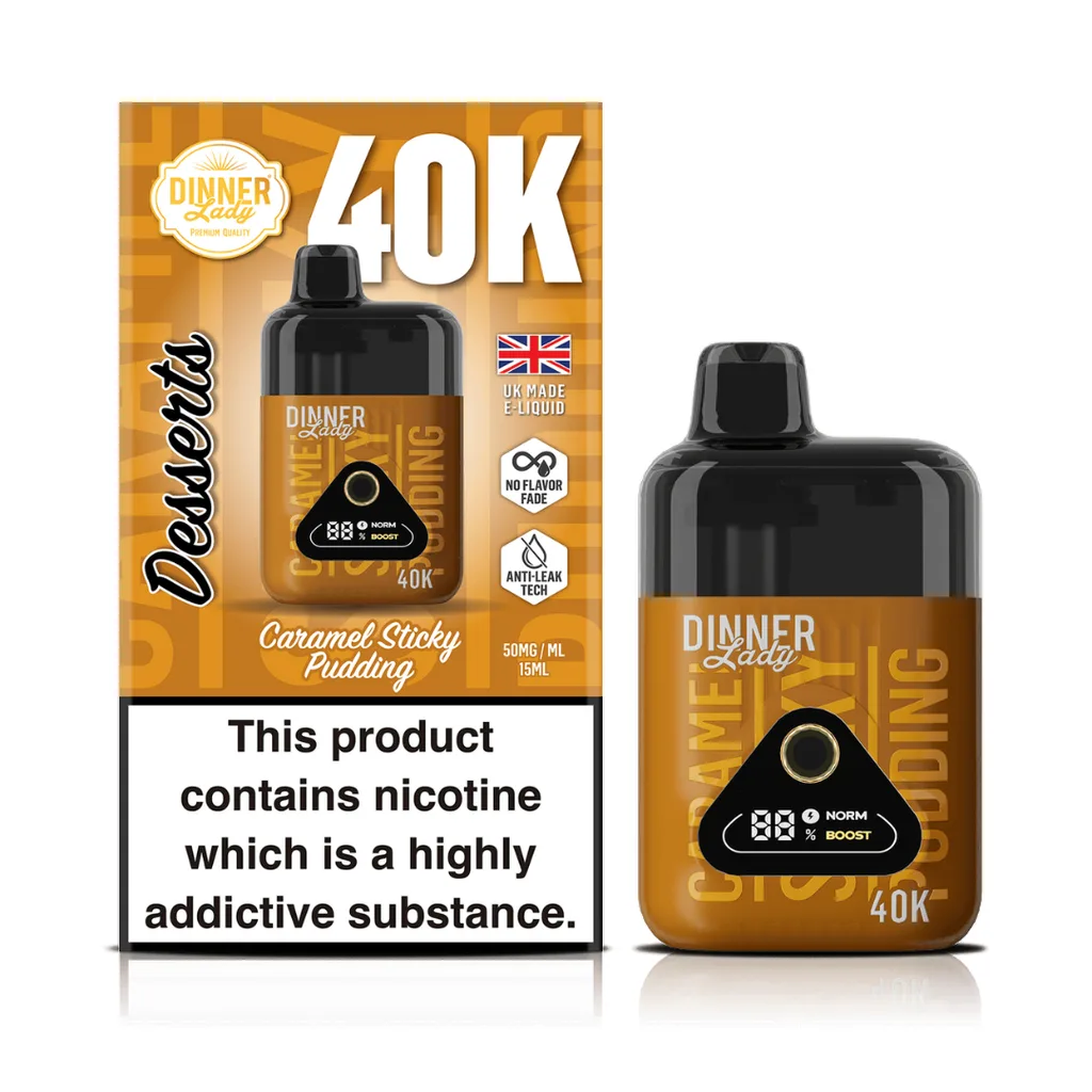 DINNER LADY - CARAMEL STICKY PUDDING - 40000 puffs