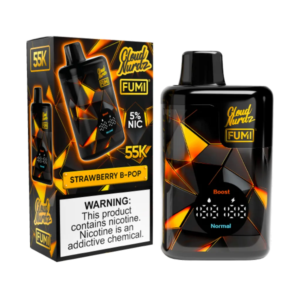 FUMI X CLOUD NURDZ - STRAWBERRY B-POP - 55000Puffs