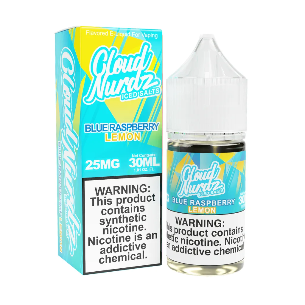 Cloud Nurdz - Blue Raspberry Lemon Ice - Salt