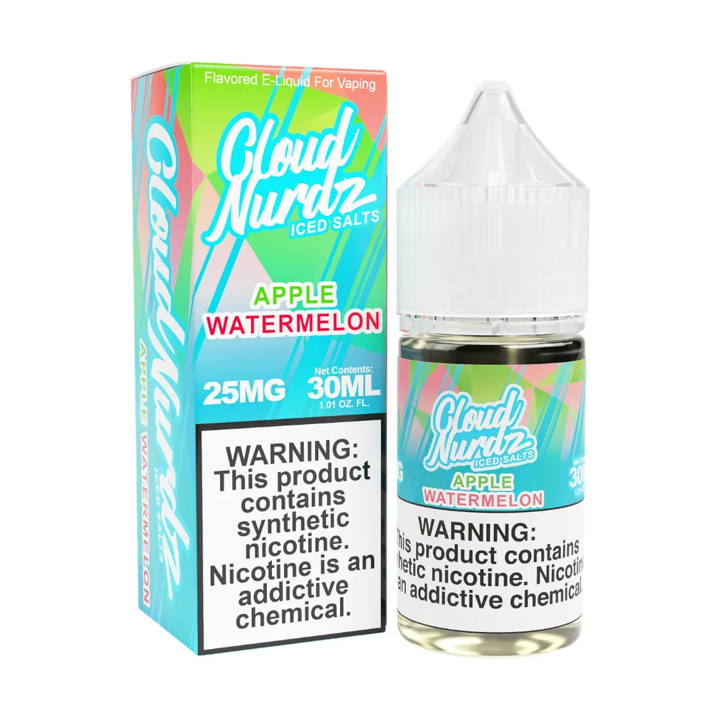 Cloud Nurdz - Apple Watermelon Ice - Salt