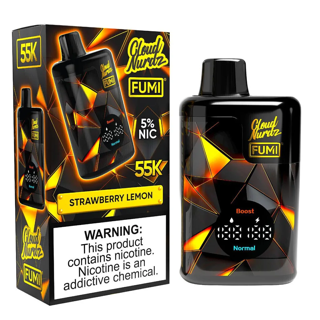 FUMI X CLOUD NURDZ - STRAWBERRY LEMON - 55000Puffs