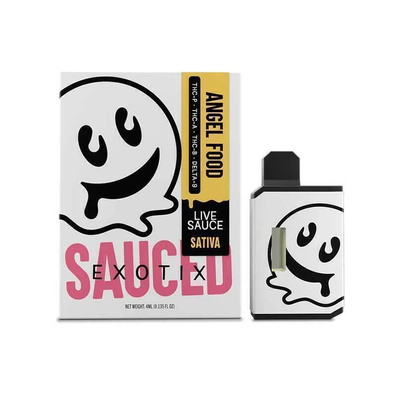 Half Bak'd Sauced Exotic - THC-P, THC-A, THC-B y Delta 9 Disposable - 4G