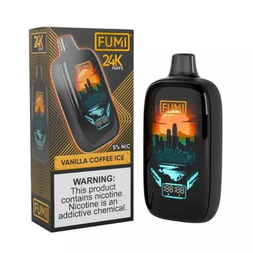 FUMI X CLOUD NURDZ - VANILLA COFFEE ICE - 24000Puffs