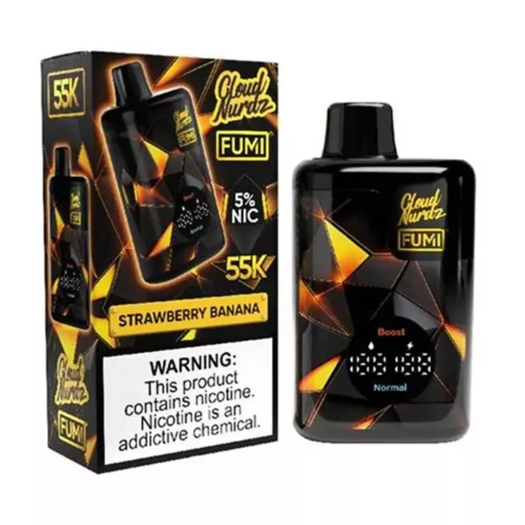 FUMI X CLOUD NURDZ - STRAWBERRY BANANA - 55000Puffs