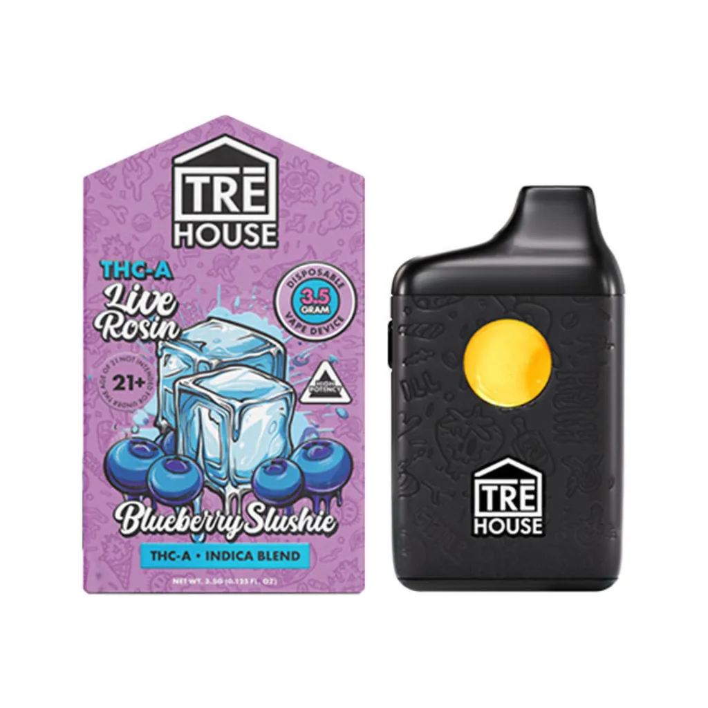 Tre House THC-A Live Rosin Disposable - 3.5G - Indica
