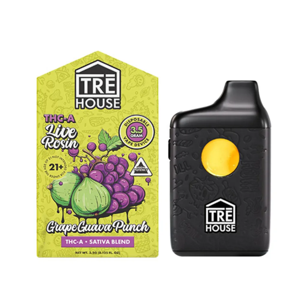 Tre House THC-A Live Rosin Disposable - 3.5G - Sativa
