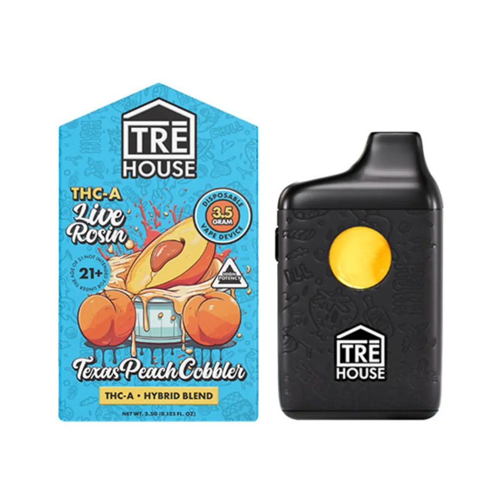 Tre House THC-A Live Rosin Disposable - 3.5G - Hybrid