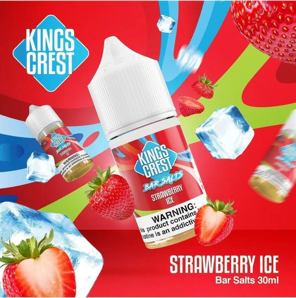 King'S Crest Bar - Strawberry Ice - Salt
