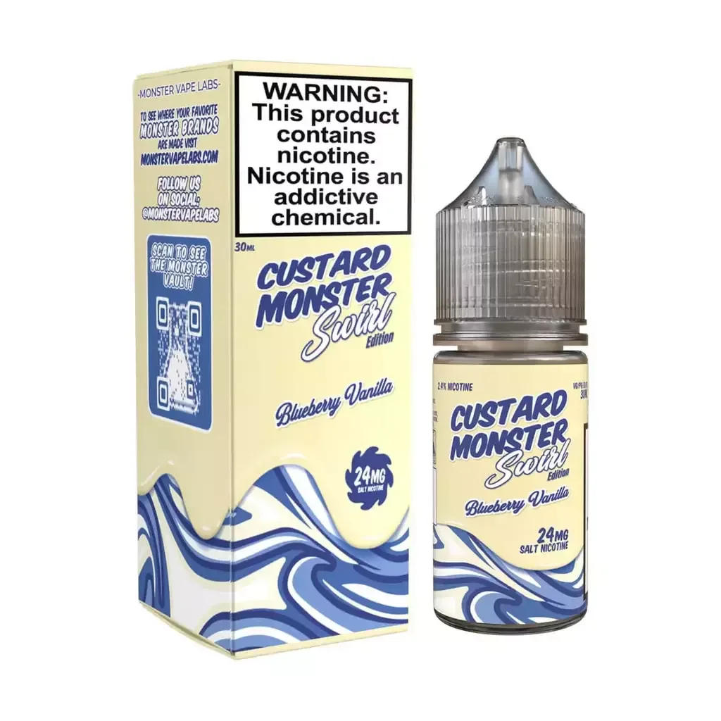 Custard Monster - Blueberry Vanilla Swirl Edition - Salt