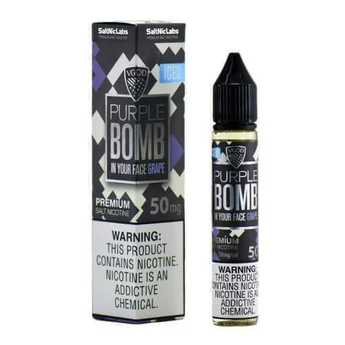 Vgod - Iced Purple Bomb Grape - Salt