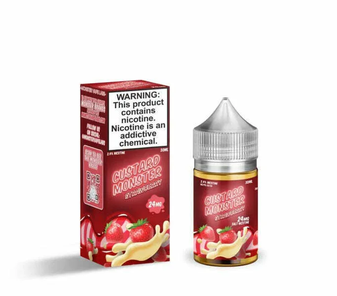 Custard Monster - Strawberry - Salt
